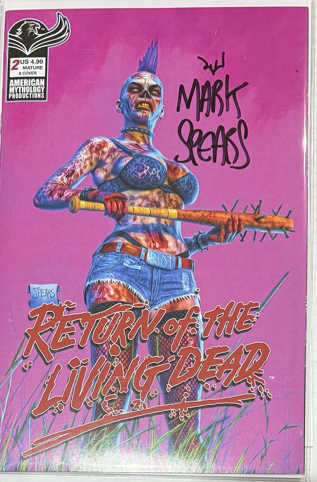 Revenge of the Living Dead #2 - SIGNED By Mark Spears - Comes with COA