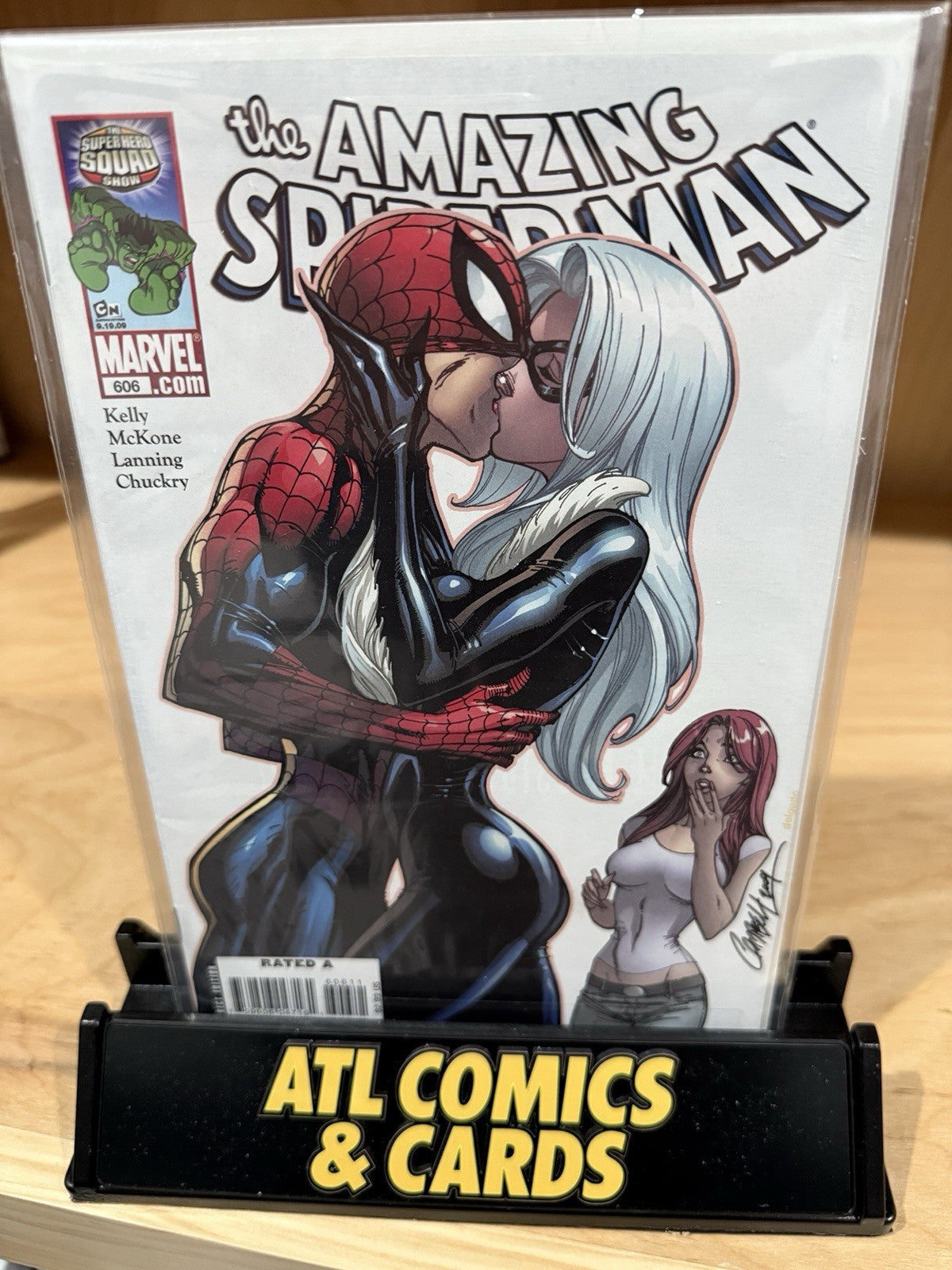 The Amazing Spider-Man #606 | Signed by J. Scott Campbell w/ COA | Classic Cover