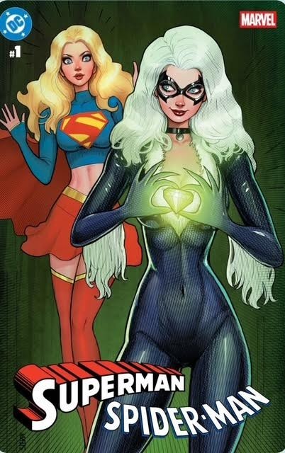 Superman / Spider-Man #1 | Cover by Szerdy | Trade + Virgin Foil