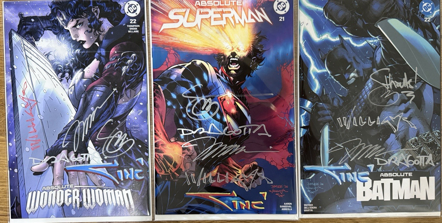 Absolute Batman + Superman + Wonder Woman #22 | SDCC Jim Lee Exclusive | Signed