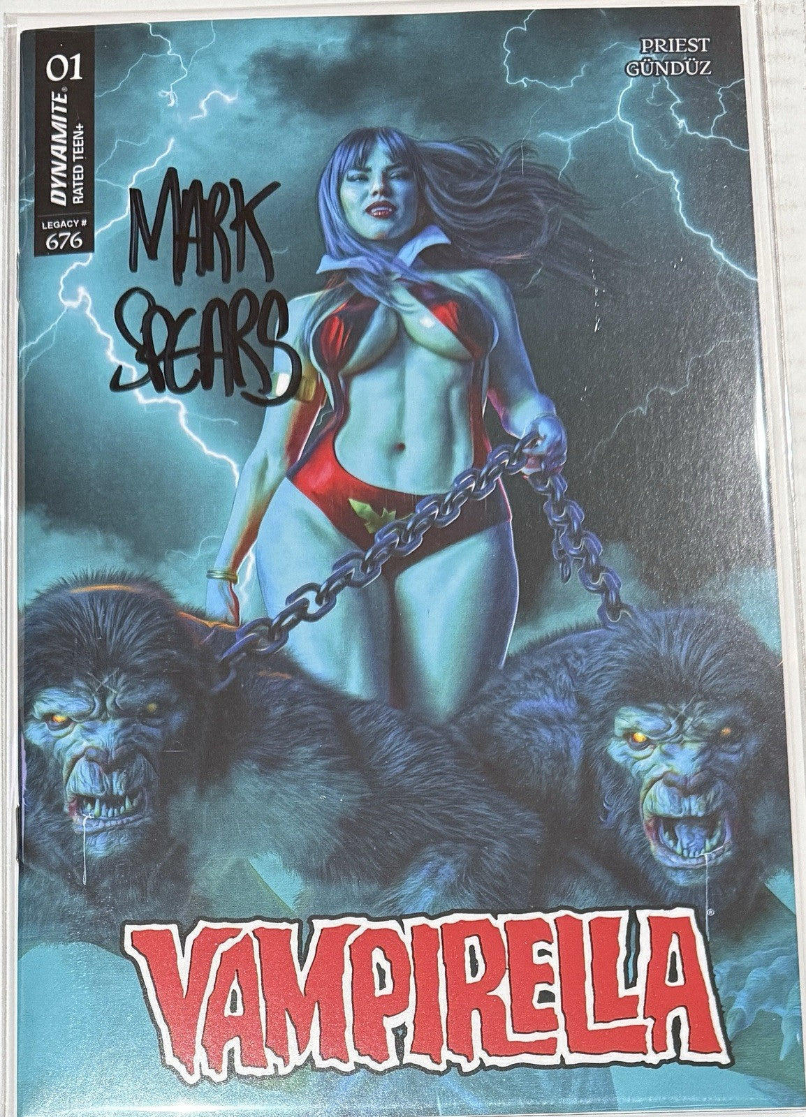 Vampirella #1 | SIGNED By Mark Spears! With COA
