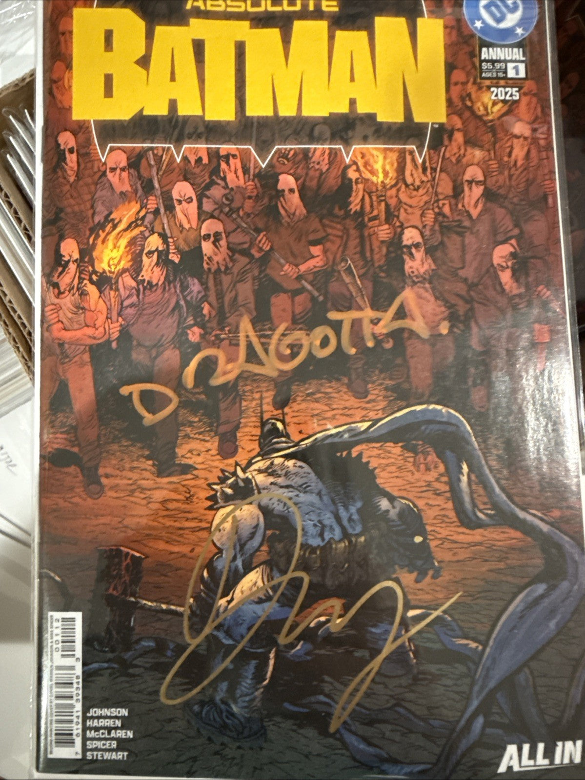 Absolute Batman Annual #1 | Signed by Nick Dragotta + Daniel Warren Johnson | 2P