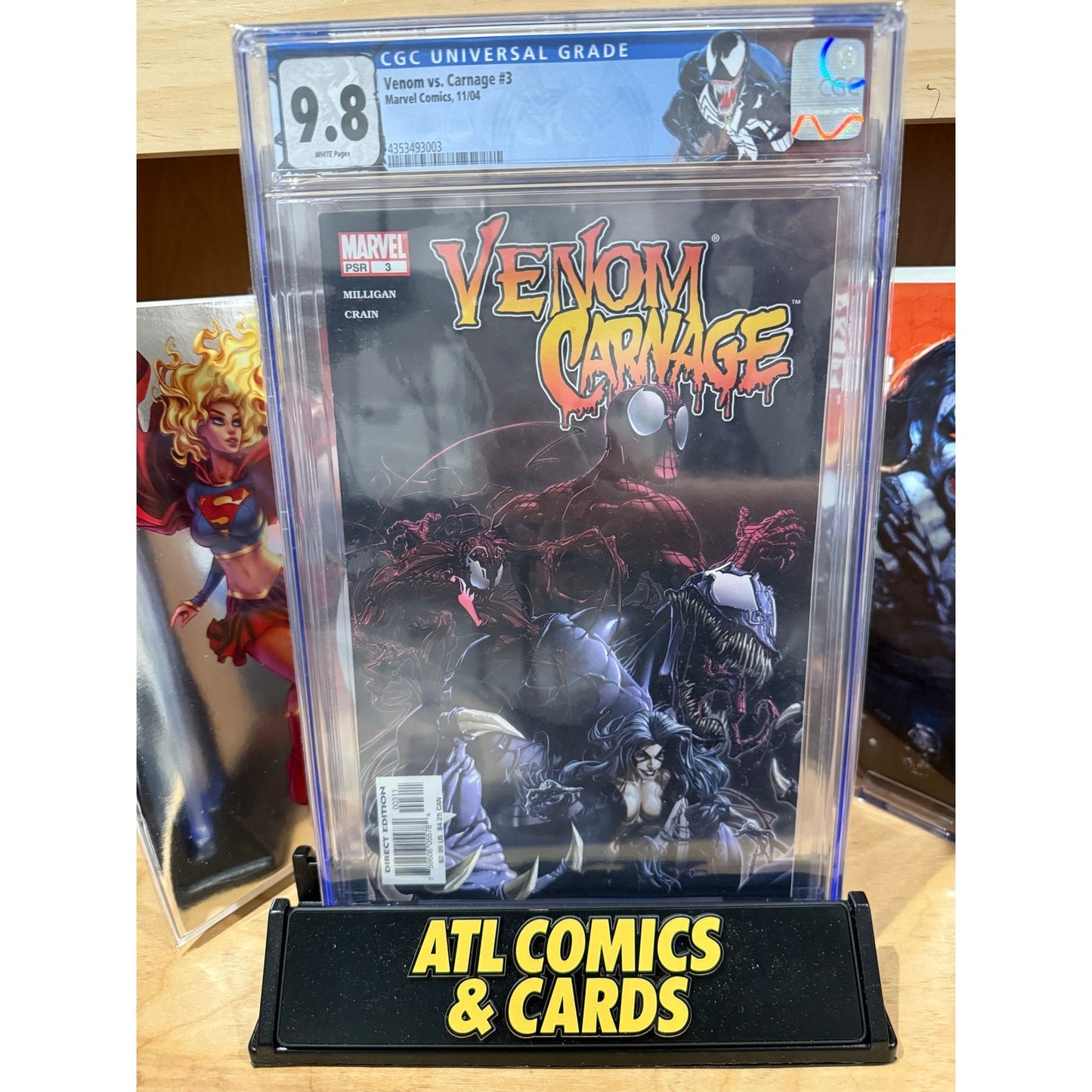 Slab | Venom vs Carnage #3 | CGC 9.8 | Special Label