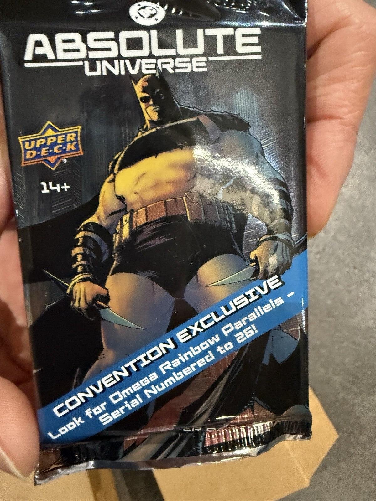 SDCC 2026 | Absolute Batman Universe Exclusive Trading Card Single Pack | 16 Cards