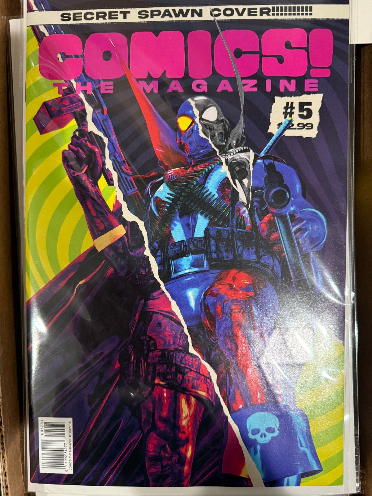Comics! The Magazine #5 | Hidden (Secret) Variant Spawn #77 (Spears)