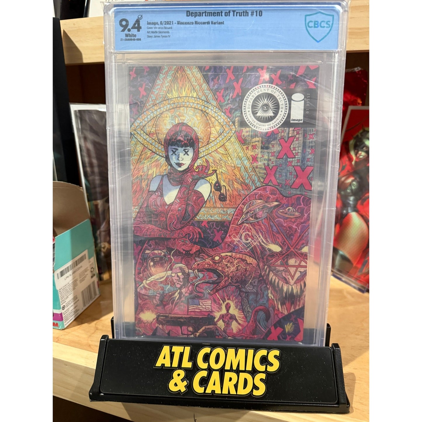 Slab | Department of Truth #10 | CBCS 9.4 | Vincenzo Riccardi Variant