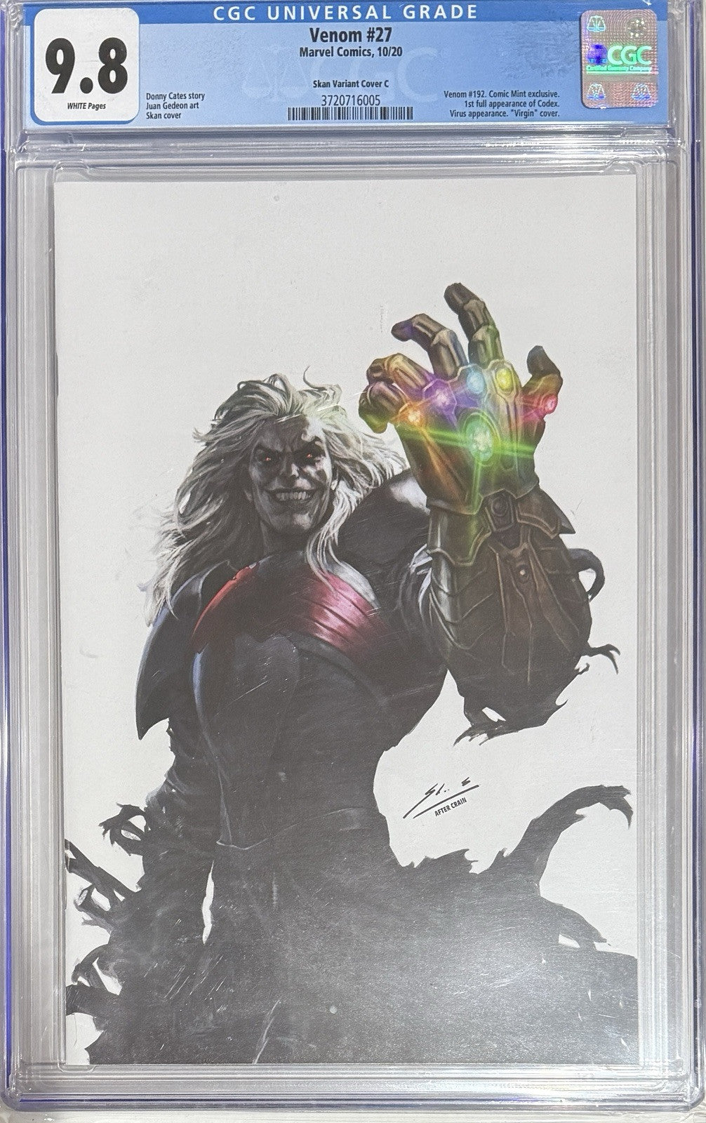 Venom #27 (2020) CGC 9.8 Skan Variant Cover C