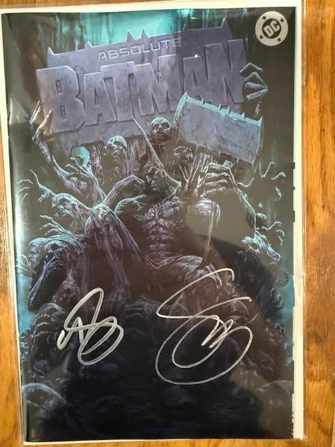 Absolute Batman #23 | SIgned by Mark Brooks + Scott Snyder w/ COA | Blue Foil