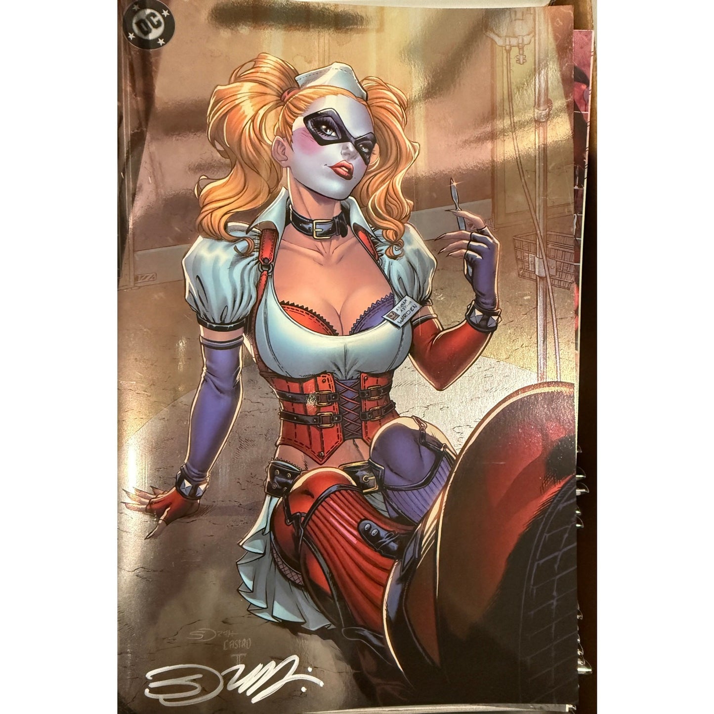 Harley Quinn #59 | Signed by Sorah Suhng w/ COA | MegaCon Exclusive Gold Foil