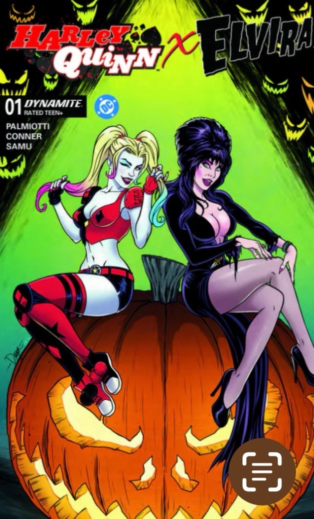 Exclusive | Harley Quinn X Elvira #1 | Deegan Puchkors | LTD 750
