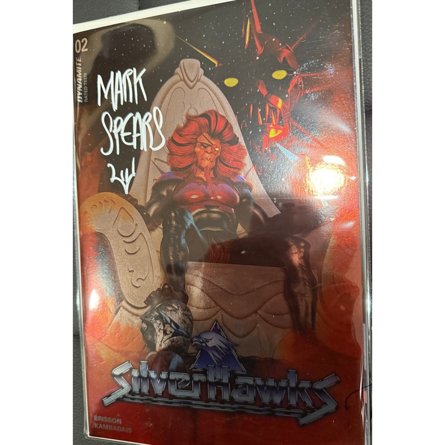 SilverHawks #2 | Signed by Mark Spears w/ COA | FOC Variant