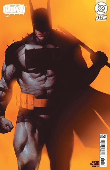 Bundle Set | Absolute Batman #19 | All 4 Covers | Dragotta + Sharpe + Oliver