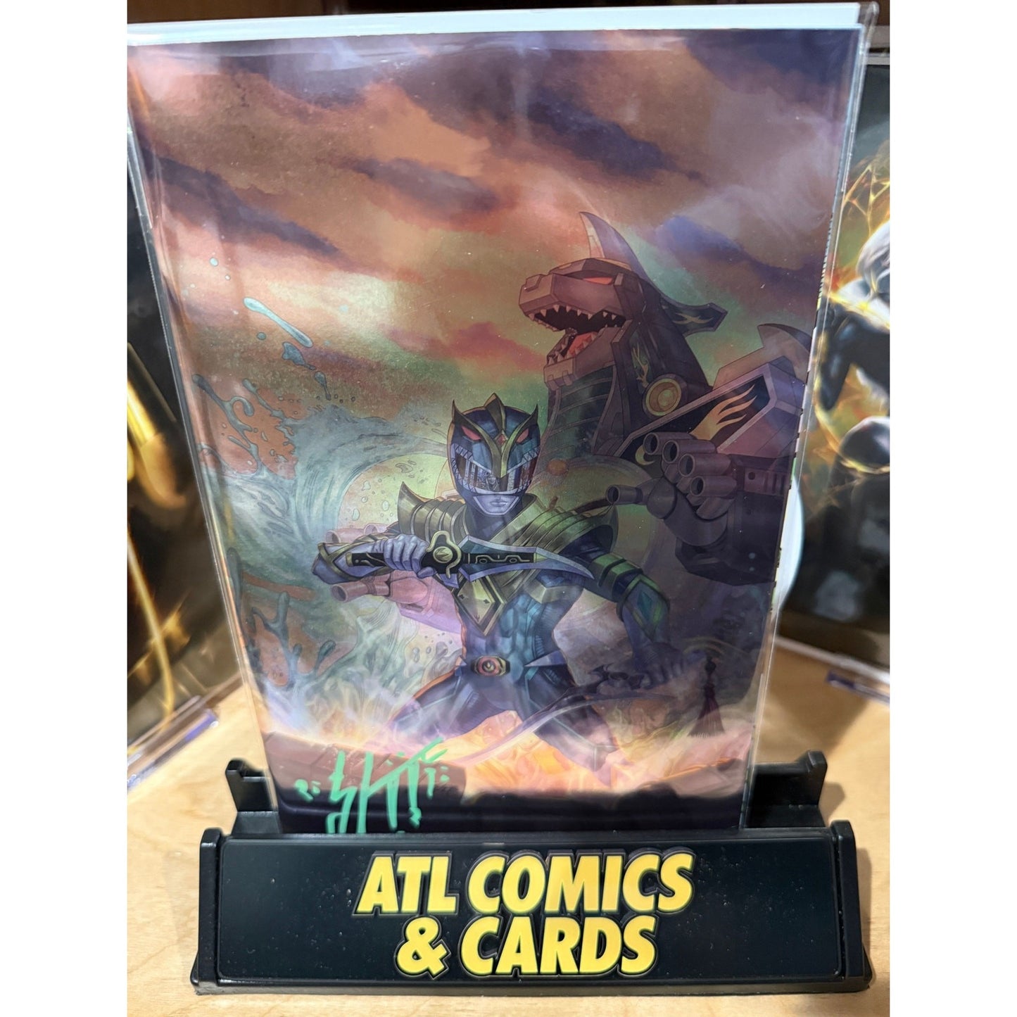 Mighty Morphin Power Rangers #1 | Signed by Sketch Ellis | Trade + Foil Bundle