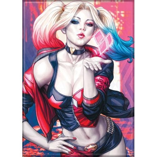 DC Harley Vol 3 No 1 ArtGerm 2.5 Inch x 3.5 Inch Magnet for Fridge & Lockers