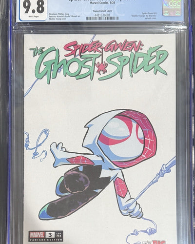 SPIDER-GWEN: THE GHOST-SPIDER #3 SKOTTIE YOUNG BIG MARVEL CGC 9.8 WOW! GEM MINT