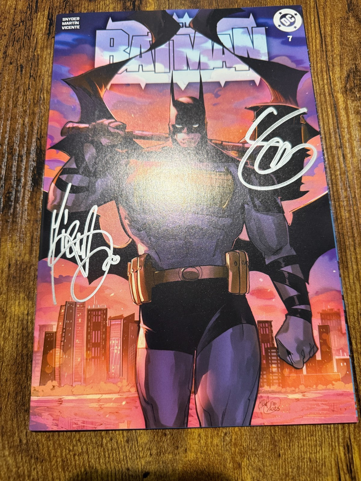 Absolute Batman #7 | Signed by Scott Snyder + Mirka Andolfo w/ COA | Rare HTF