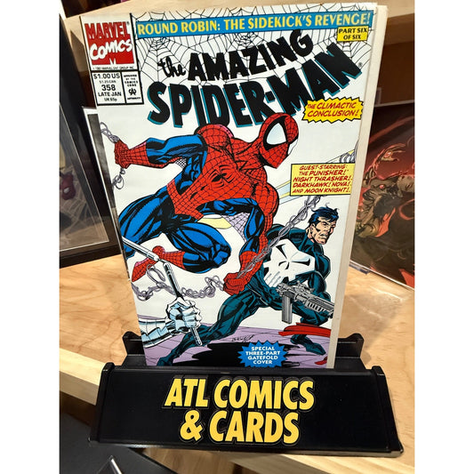 The Amazing Spider-Man #358 | Newsstand | Gatefold Wraparound Cover