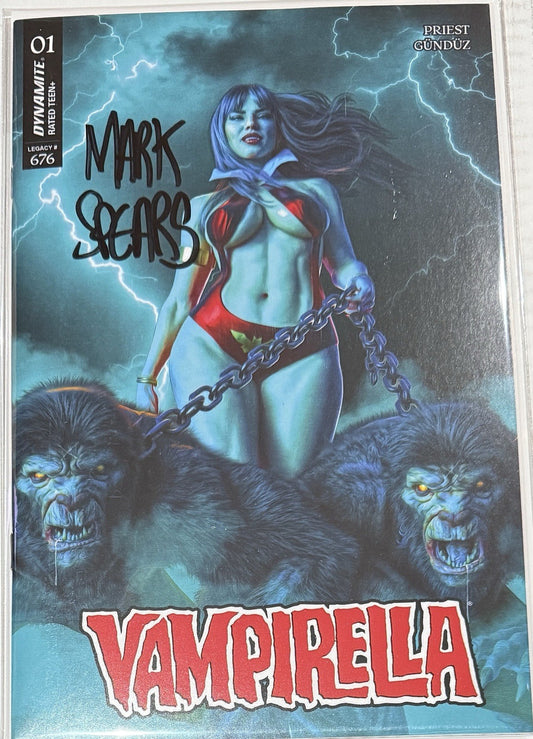 Vampirella #1  | SIGNED By Mark Spears! With COA