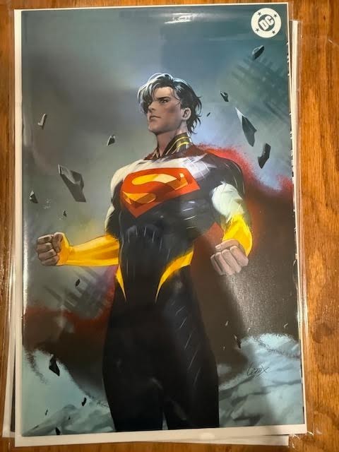 Absolute Superman #9 | 1:50 Incentive Ratio | Leirix Li Virgin Variant
