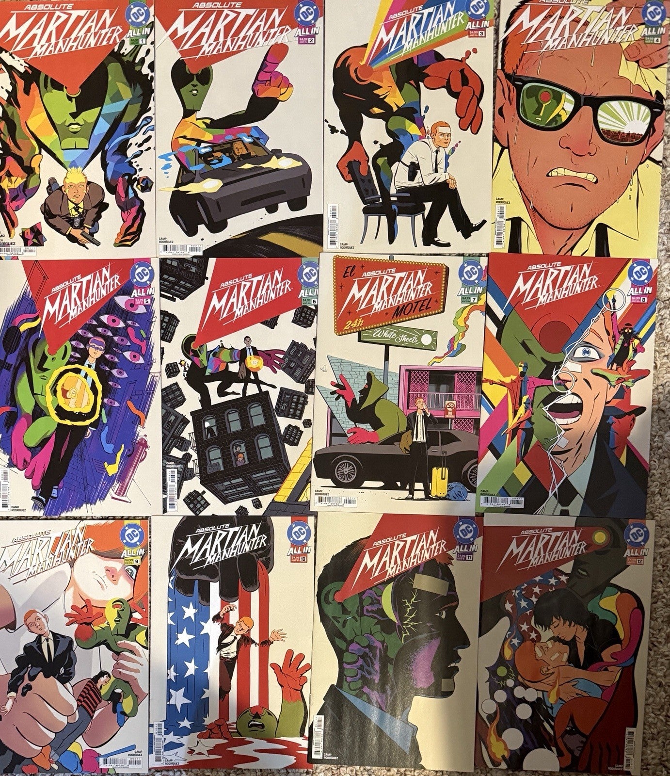 Complete Set | Absolute Martian Manhunter #1 - #12  | 1st Print | Cover A