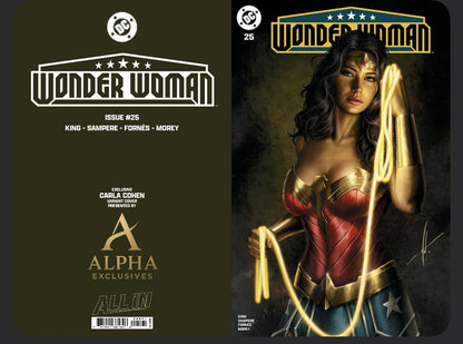 Exclusive | Wonder Woman #25 | Carla Cohen Exclusive | Trade + Virgin