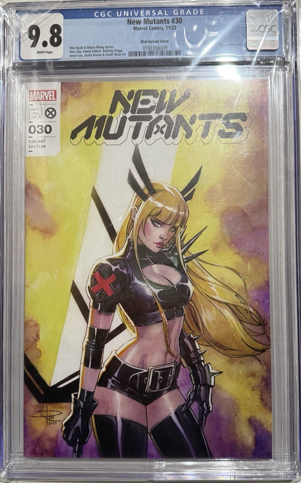 New Mutants #30 (2022 Marvel) CGC 9.8 Sabine Rich Edition | Magik Cover