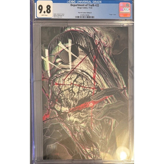 Slab | Department of Truth #22 | CGC 9.8 | John Giang + 616 Comics Exclusive