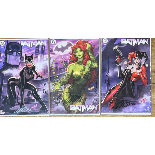Bundle | Batman #158 + #159 + #160 | Signed by Nakayama + Lee w/ COA | Hush 2