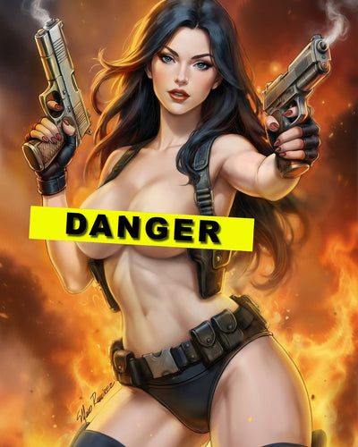 GUN HONEY DOUBLE DOWN #1 - MANUEL RAMIREZ COVER C HEROESCON 2026 EXCLUSIVE LTD 500