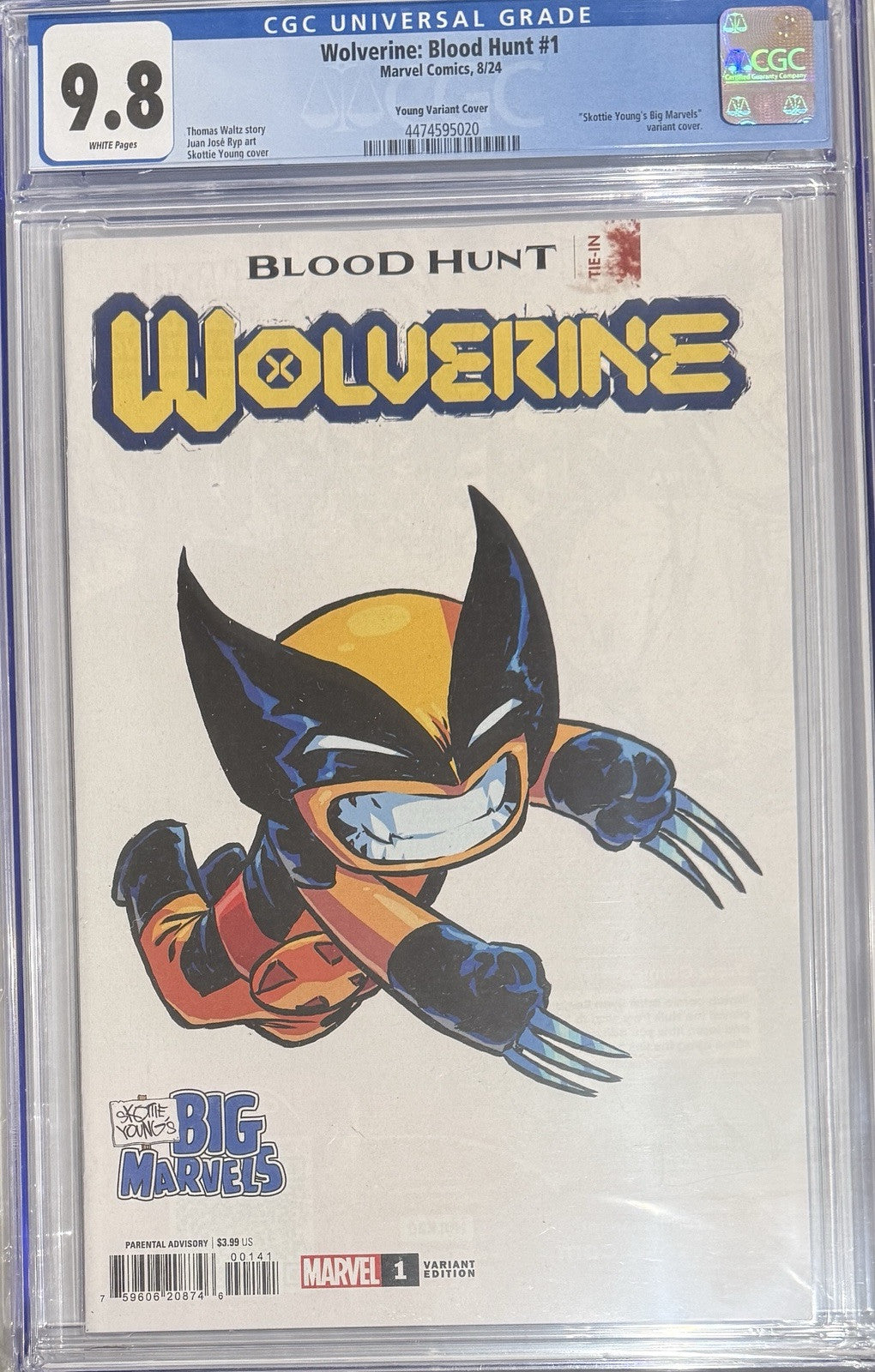 Wolverine: Blood Hunt  #1 CGC 9.8 - Skottie Young Variant Cover