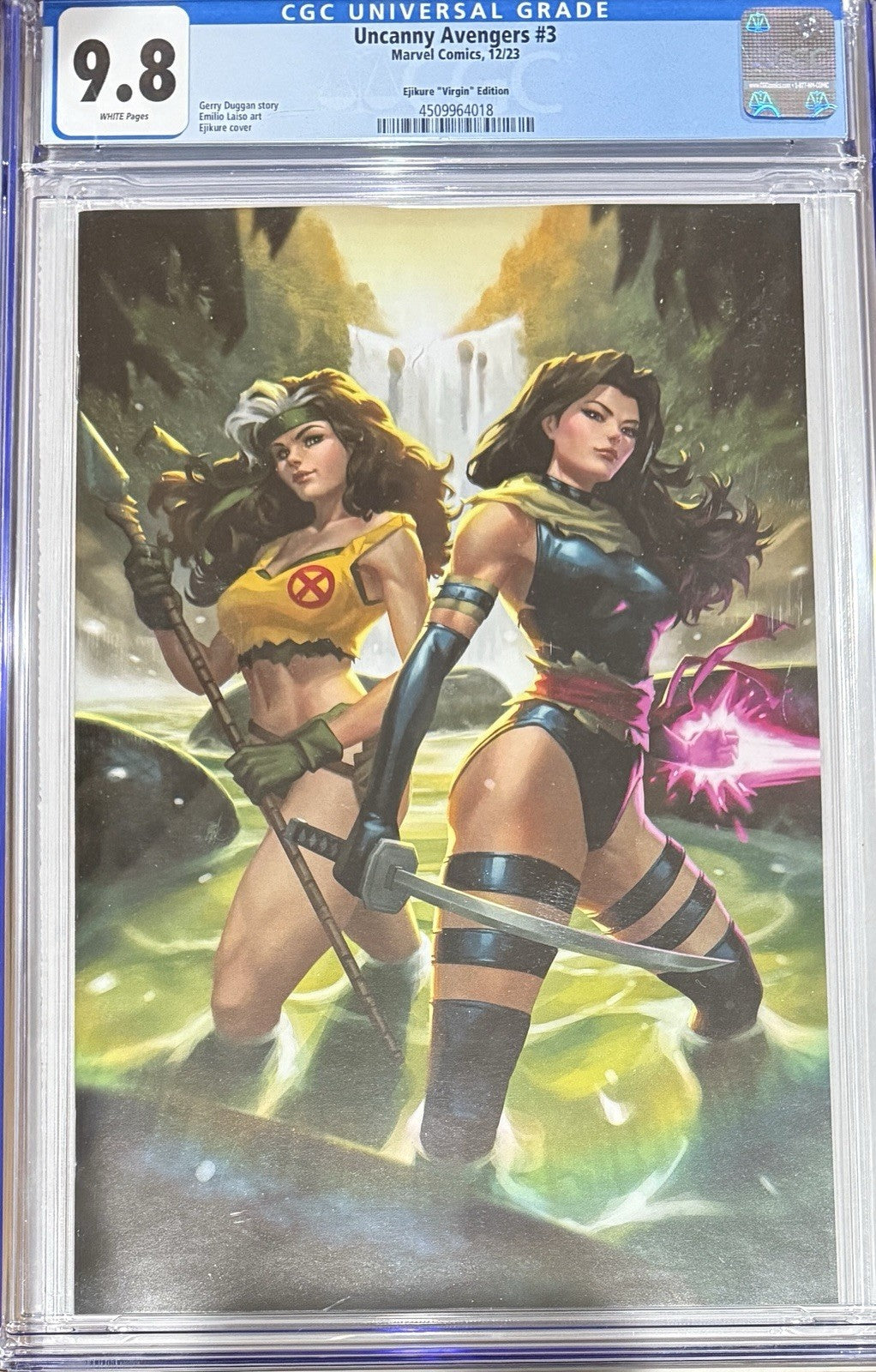 Uncanny Avengers #3 (2023)  CGC 9.8 - Ejikure Virgin Edition - Marvel Comics